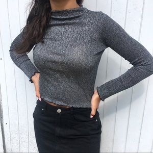 Zara Tops - HP⭐️ Zara Semi-Sheer Long Sleeve Crop Top Zara Tops - HP⭐️ Zara Semi-Sheer Long Sleeve Crop Top
